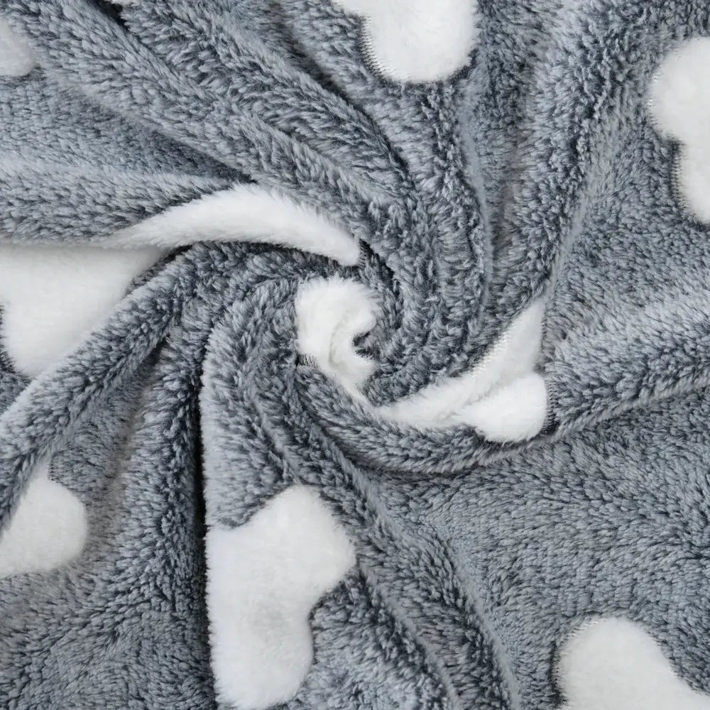 Soft Cozy Dog Bed Mat For Small To Large Dogs Bone Star Avocado Print Warm Mattress Pet Cat Sleeping Blanket
