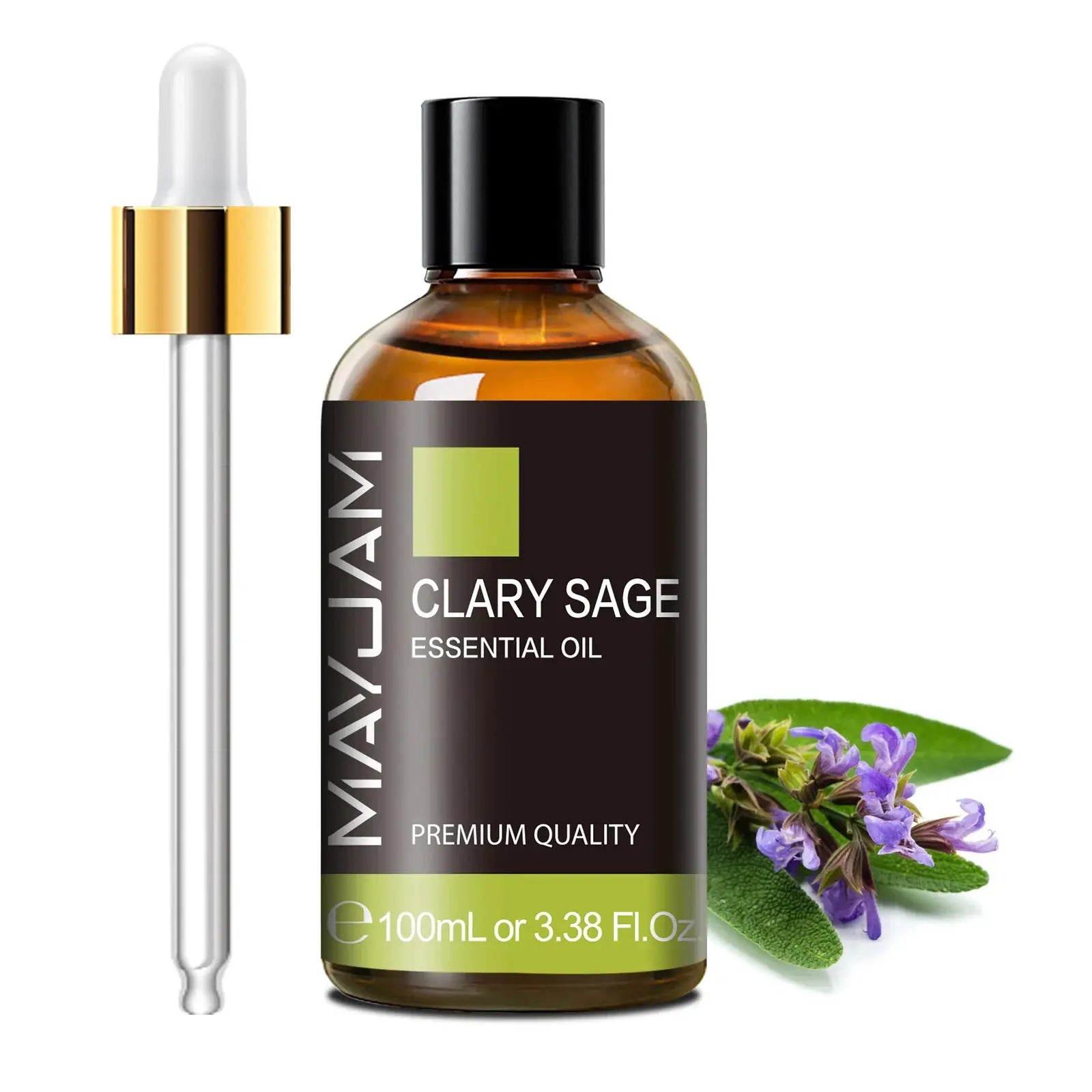 Mayjam 100ml Pure Essential Oil With Glass Dropper Lavender Eucalyptus Rosemary Vanilla Aromatherapy Oil
