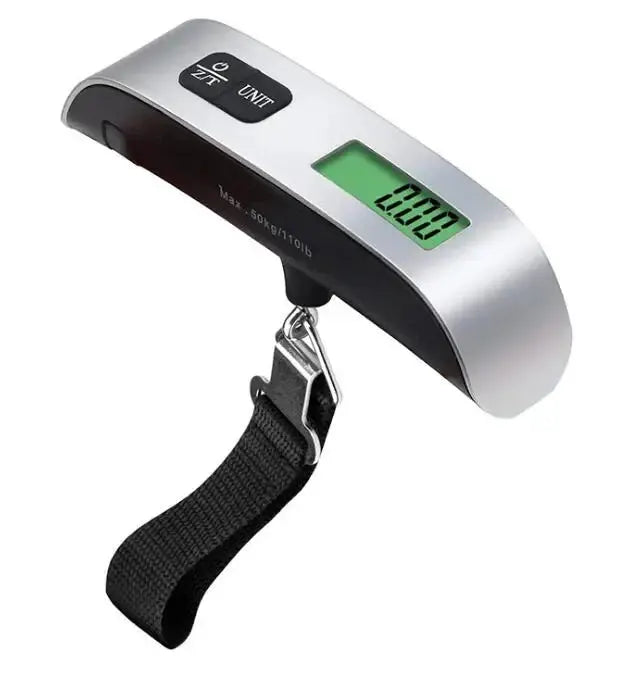 TravelEase 110lb Digital Luggage Scale Handheld for Travel Suitcases Portable Weight Scale