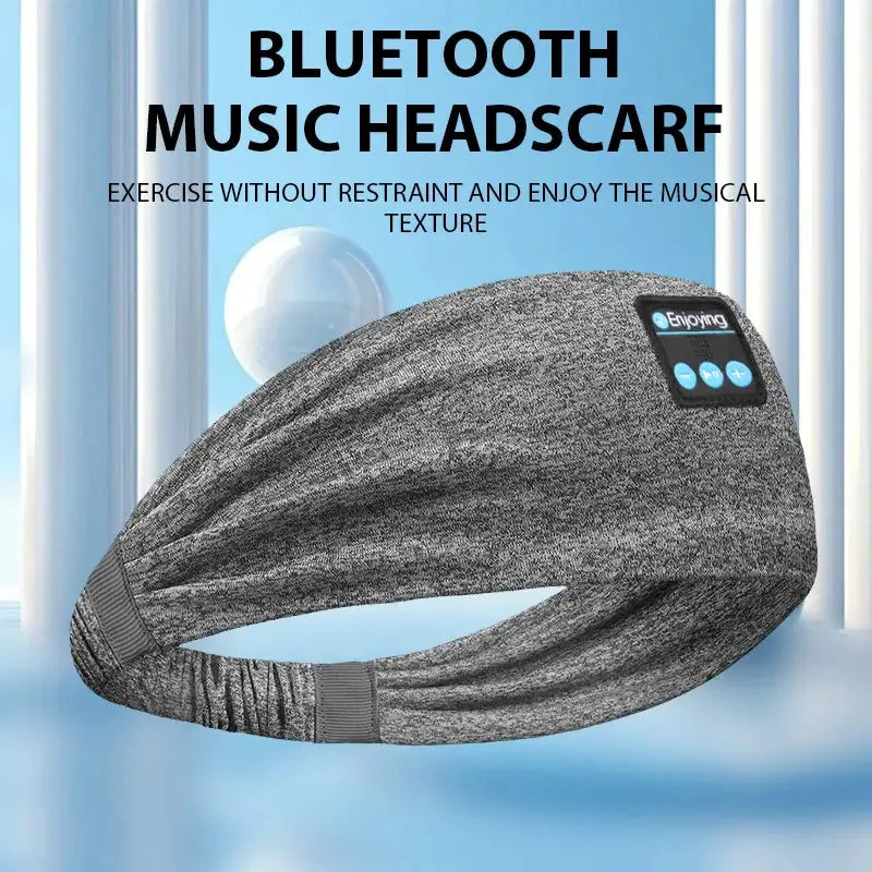 Wireless Bluetooth Headband Sleep Headphones With Eye Mask And HD Stereo Speakers For Side Sleepers
