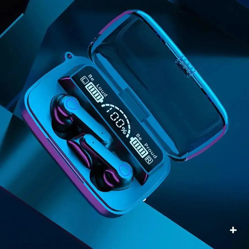 Original M19 Bluetooth Headset Wireless In Ear Sports Earphone With Intelligent Touch Control And LED Battery Display