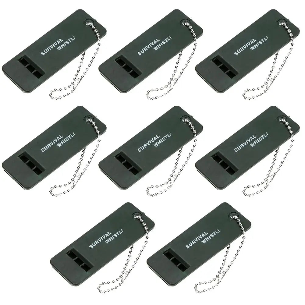 Three Frequency High Decibel Survival Whistle For Outdoor Hiking Camping Hunting Emergency Signaling Tool