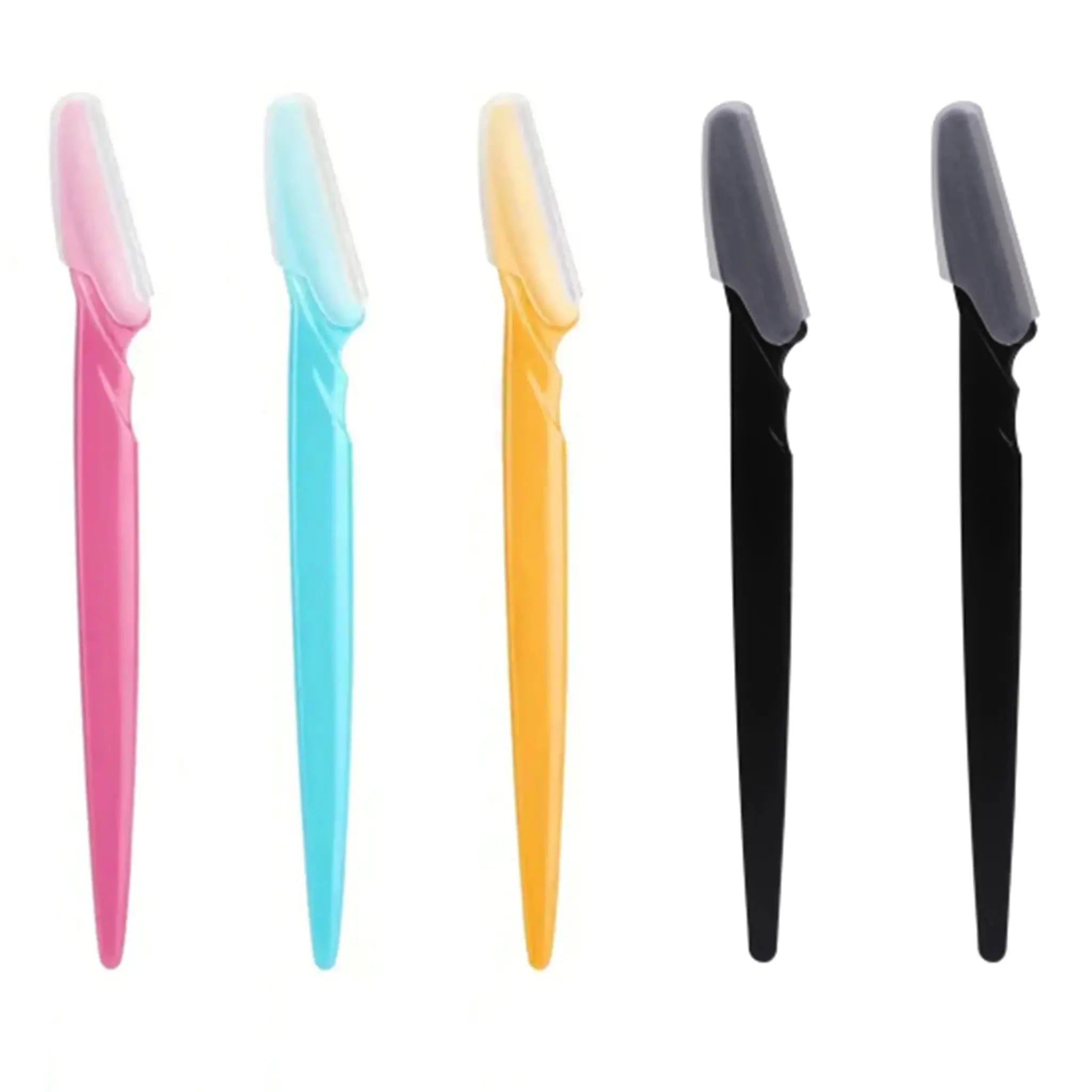 Brand Brow Razor Set Stainless Steel Eyebrow and Face Trimmer Protective Cover for Women and Men Safe Hair Removal