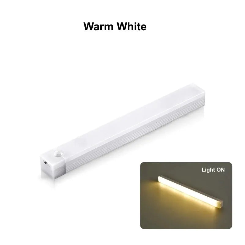 Wireless USB Rechargeable Motion Sensor LED Bar Light Night Light Portable Cordless Magnetic Cabinet Lamp For Kitchen