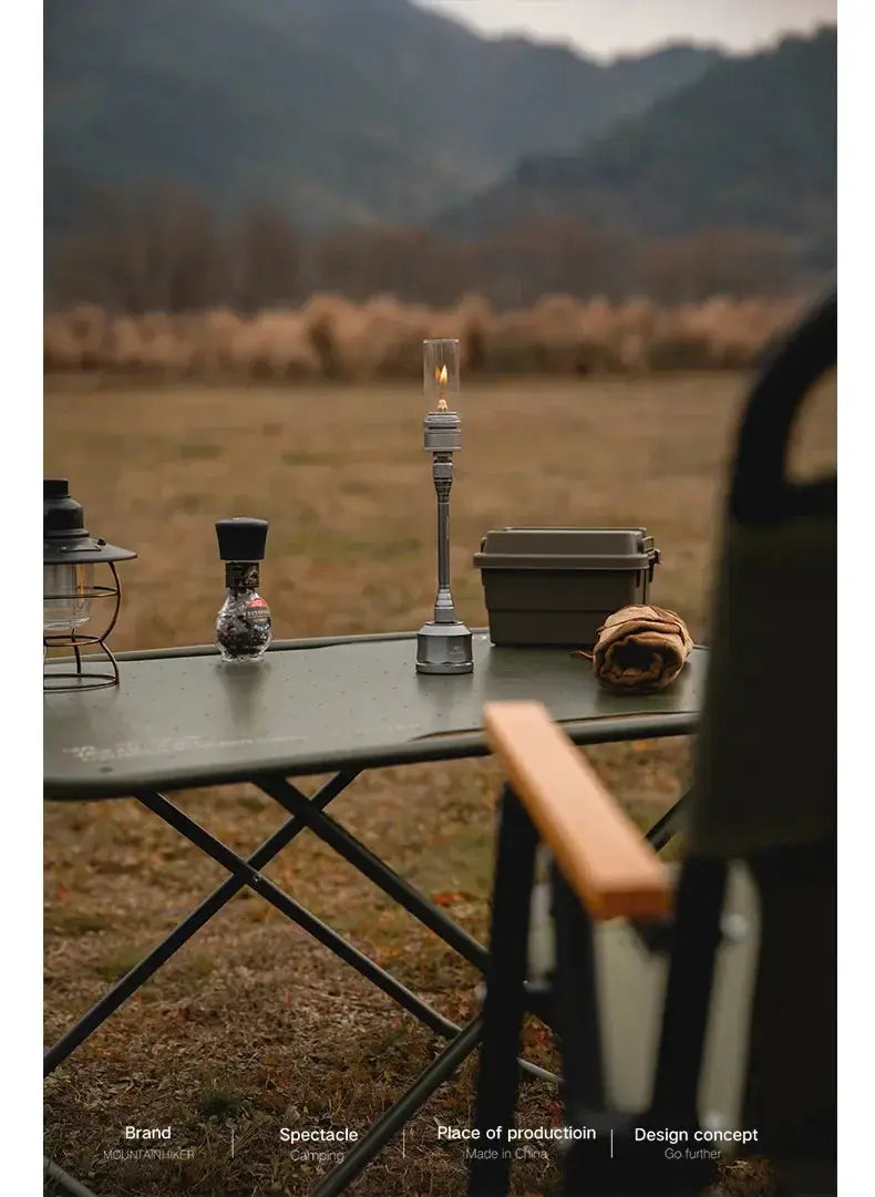 Mountainhiker Retro Butane Gas Light For Desktop Camping Picnic