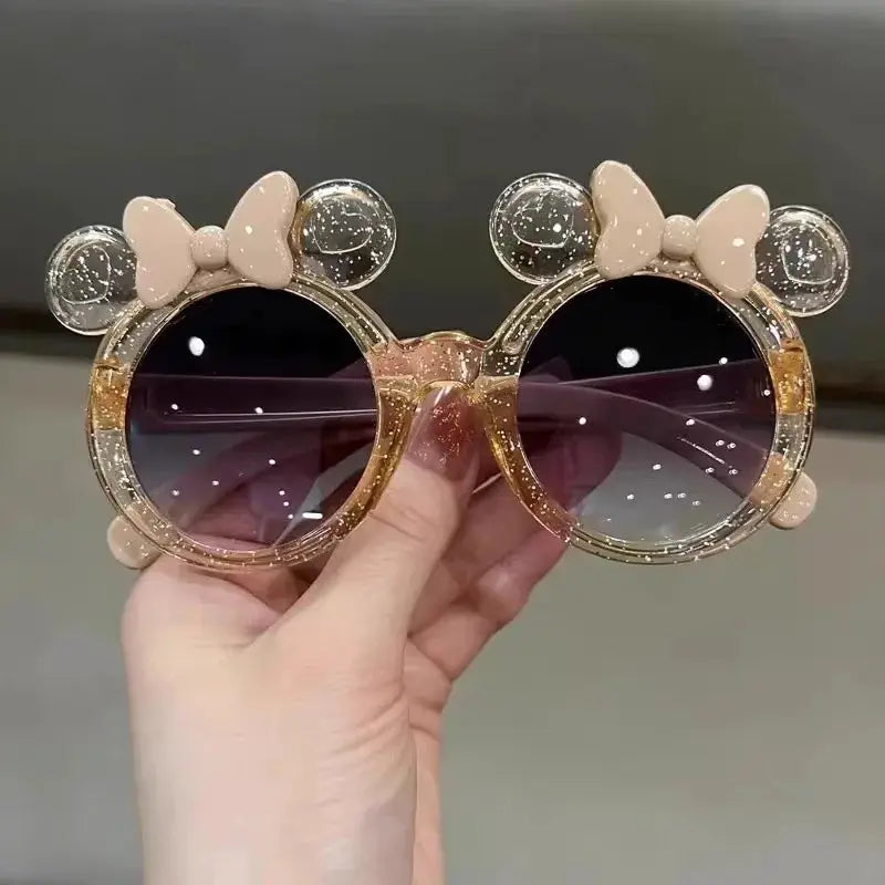 CrystalBow Kids Butterfly Sunglasses For Girls Lightweight Plastic Frames All Day Comfort