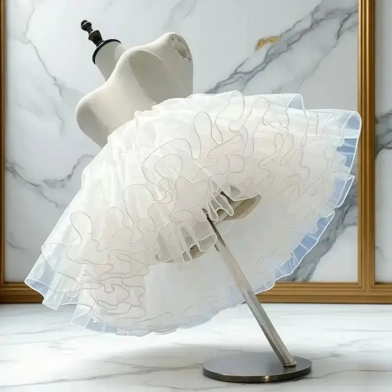 Lolita Flying Saucer Petticoat Boneless Maximum Volume Crinoline With Invisible Wire Free Underskirt Comfort