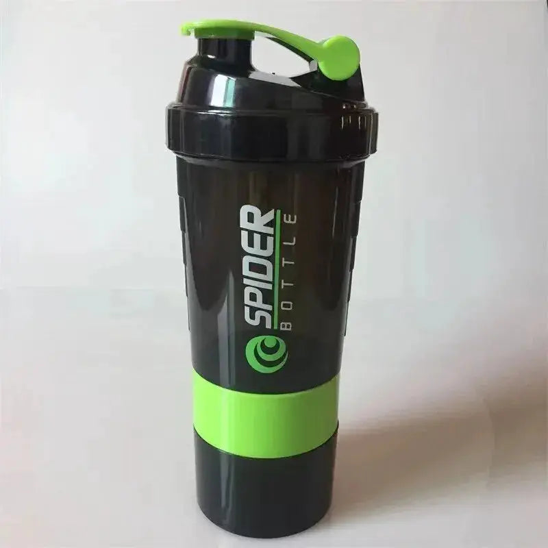 3 Layer Shake Cup Protein Powder Stirring Cup Fitness Bottle Large Capacity Gift