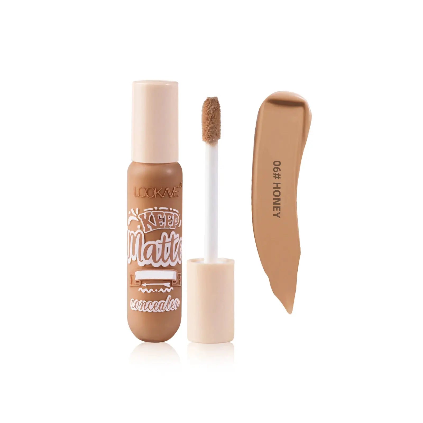 Liquid Concealer Stick Foundation 6 Color Moisturizing Full Coverage for Acne and Dark Circles Natural Matte Makeup