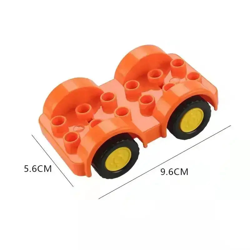 Big Building Blocks Accessories Compatible With Large Bricks Educational Toy Set For Kids Trucks Cars City Traffic