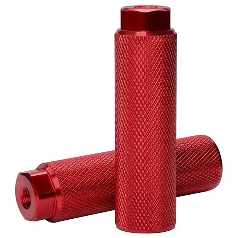 Bike Pegs Aluminum Alloy Anti Skid For BMX And Mountain Road Track Bikes 3 8 Inch Axles Front And Rear