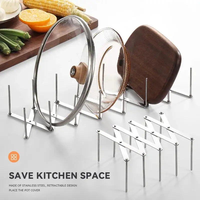 Foldable Stainless Steel Dish Drain Rack For Kitchen Drying Organizer Shelf For Plates Cups Pots