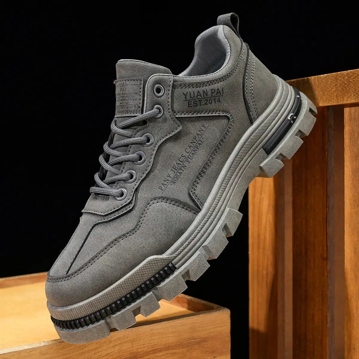 Mens Casual Sports Shoes for Outdoor Hiking Comfort and Trendy Street Fashion Footwear