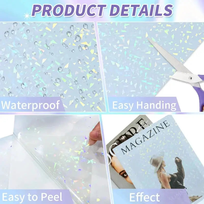 Laminating film sheets by Simples Market, 50 waterproof cold-adhesive, 4.1x2.9 in, self-adhesive.