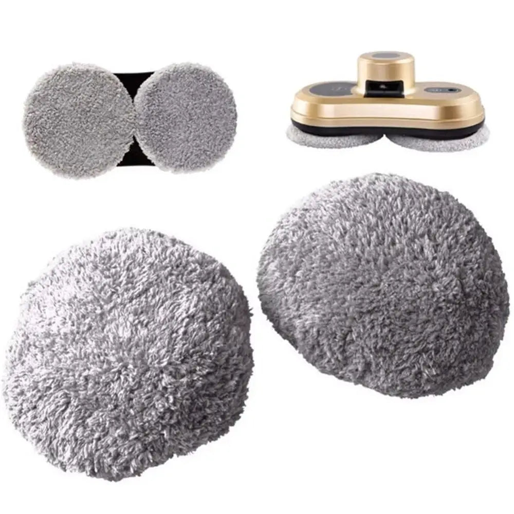 Mop Pads For HUTT DDC5 DDC55 Electric Window Vacuum Cleaner Washable Mop Cloth Rags Window Glass Cleaning Clothes Kit