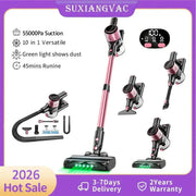 Cordless Vacuum Cleaner 55KPa 500W 10 in 1 Pet Hair Hard Floor