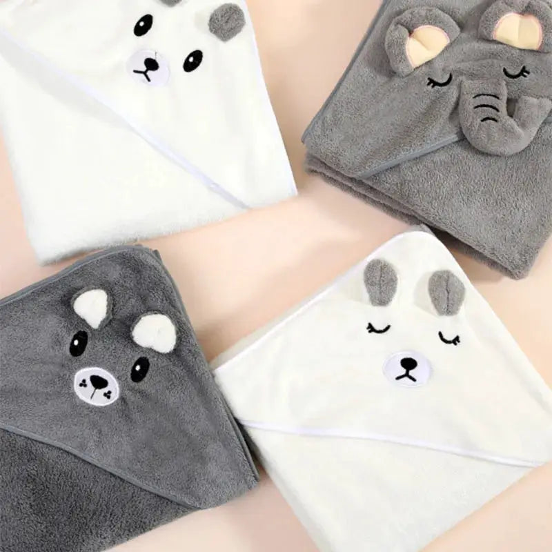 Ultra Soft Baby Bath Towel Absorbent for Newborn Swaddle Wrap Unisex Baby Blanket for Girls and Boys