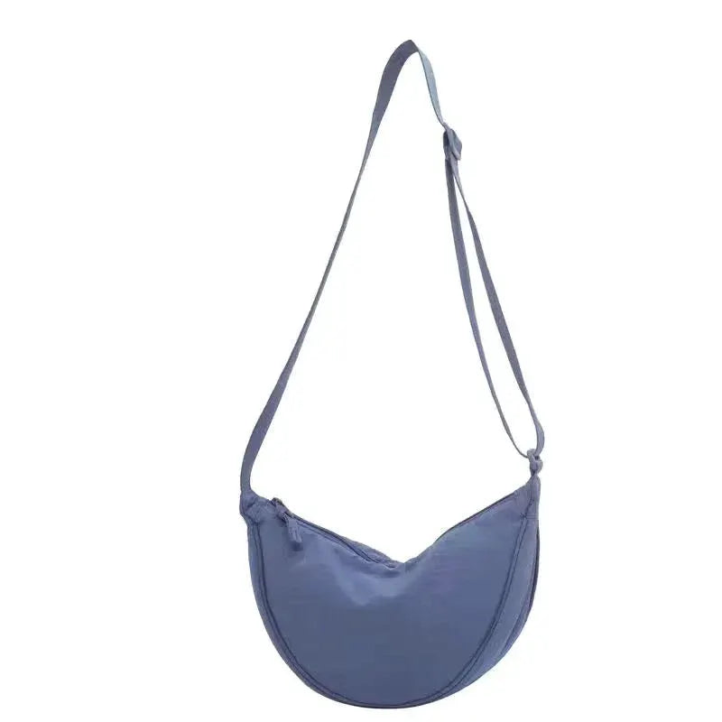 Womens Nylon Hobo Messenger Bag Vintage Style Durable Everyday Carry Adjustable Shoulder Strap