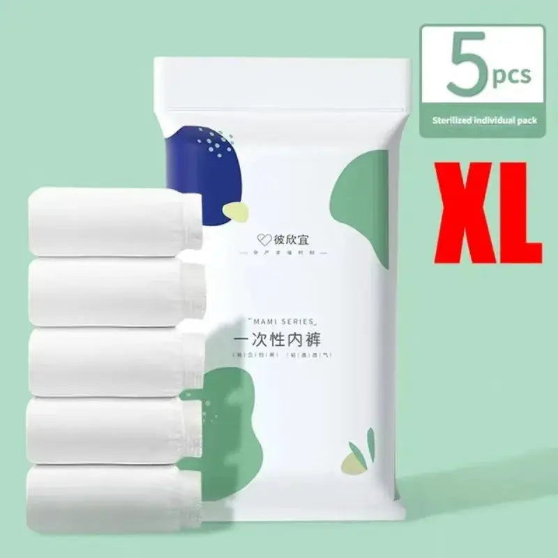 Simples Market disposable maternity panties, 5 pcs, XL, sterile individual packs