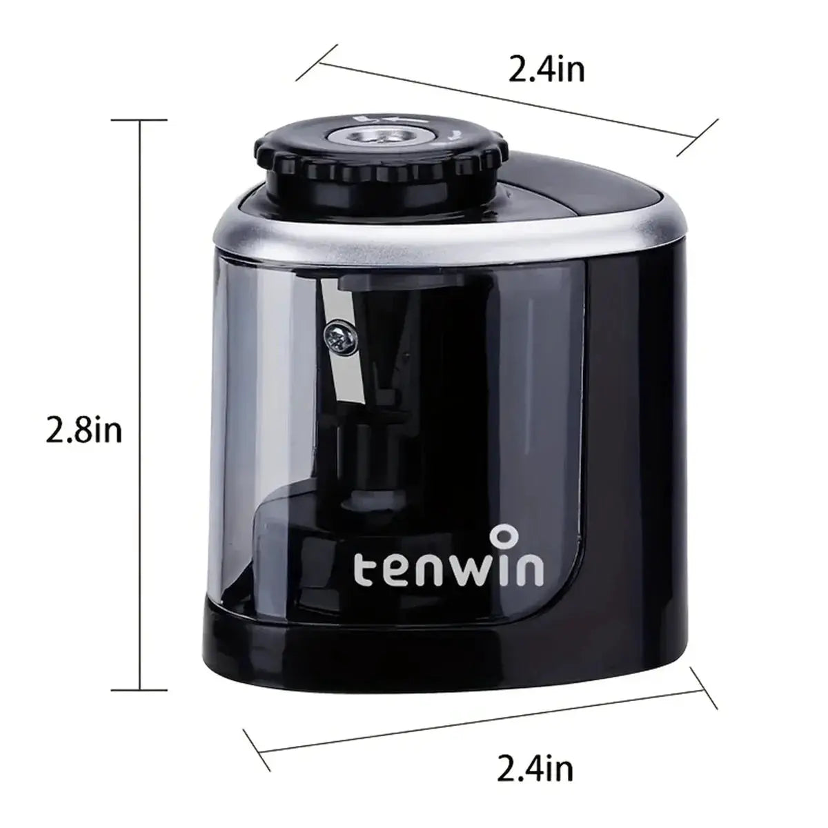 Automatic Electric Pencil Sharpener For Desktop Use 6-8mm Pencils For Students And Office