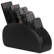 Remote Control Holder With Five Compartments For Desktop Organization And Media Device Storage