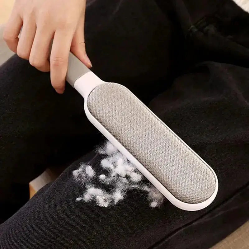 Double-Sided Pet Hair Remover Lint Brush Manual Electrostatic Sticky For Clothing Sofa Furniture Carpet Cleaning