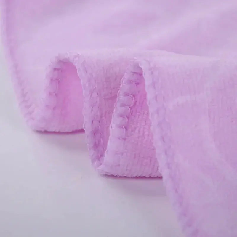 Dog and cat towel, pink quick-drying microfiber, soft absorbent bath towel