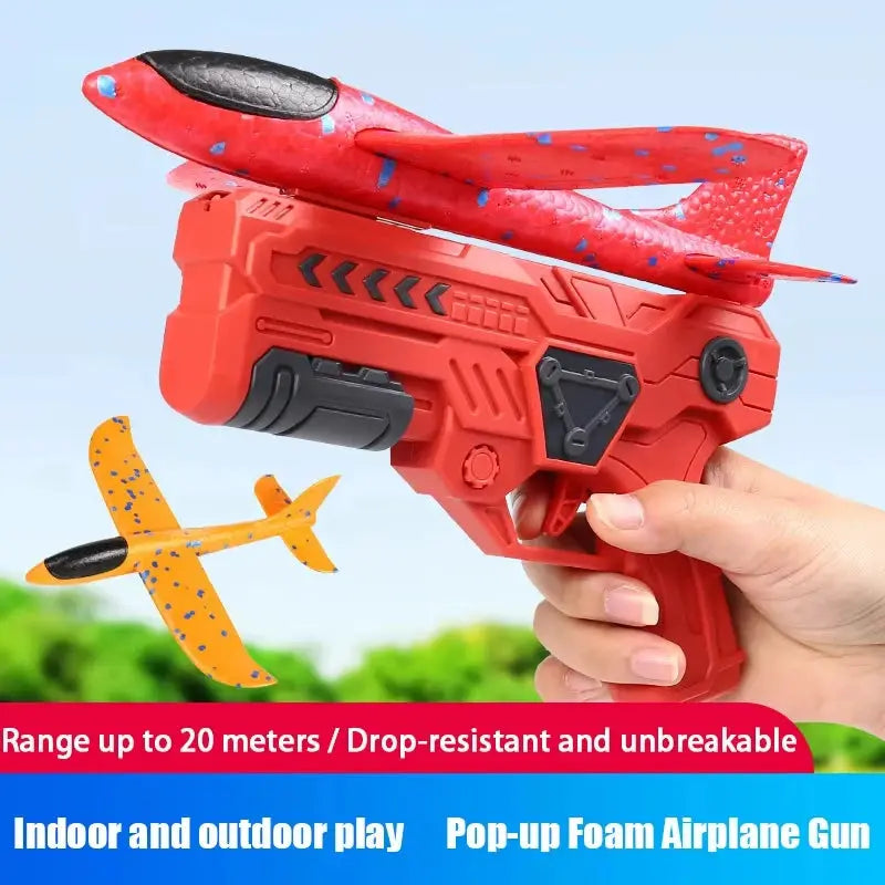 Kids Foam Ejection Aircraft Toy For Outdoor Play Encouraging Parent Child Bonding And Safe Durable Flight