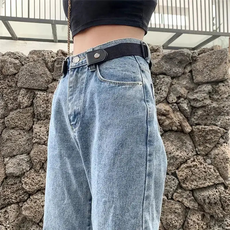 FlexWear Buckle Free Elastic Waist Belt For Women And Men Adjustable Stretch Invisible Belt Comfort