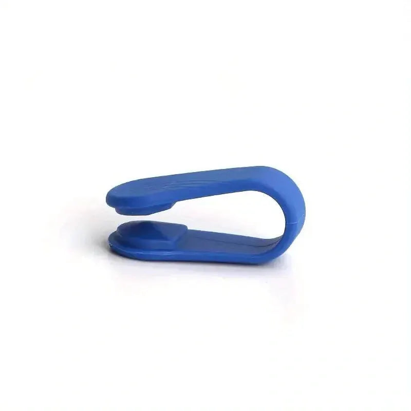 Mini Hukou finger joint massage clip by Simples Market, blue silicone hand massager for acupressure and circulation