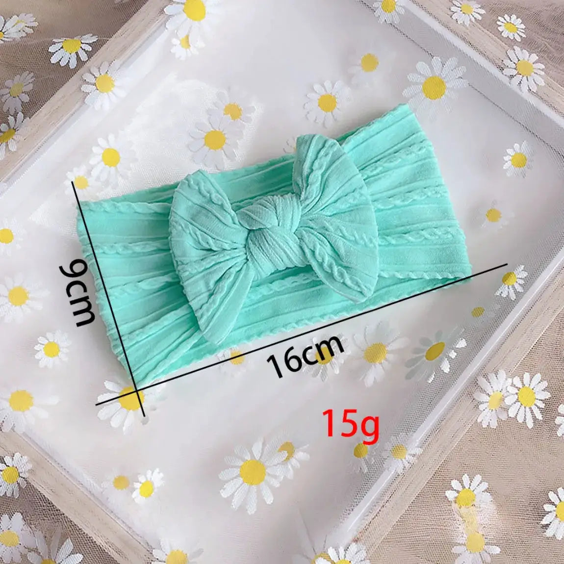 Five Piece Cute Bows Baby Headbands Set Soft Elastic Hair Bands For Newborn Infants And Baby Girls Turban Headwear