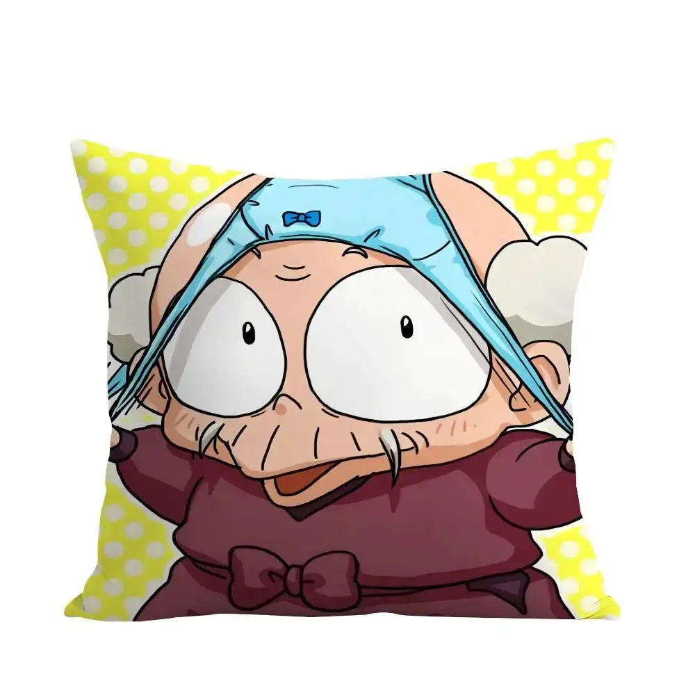 P Chan Ranma cartoon pillow case, double-sided printing, short plush, Simples Market