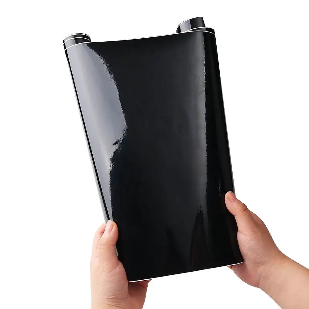Gloss black car vinyl wrap roll, self-adhesive auto body film, 150x50cm, Simples Market