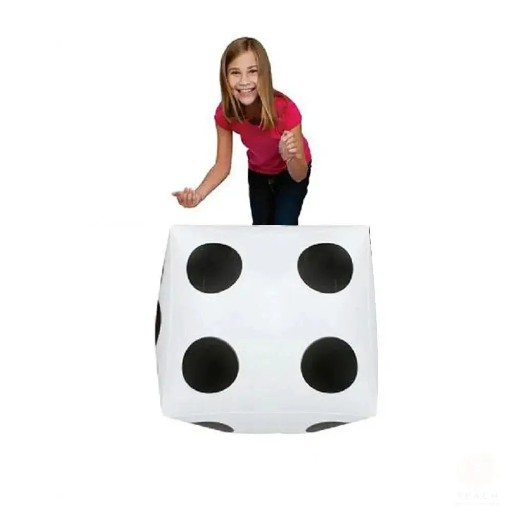 Funny Outdoor Inflatable Dice 28x28cm Giant Pool Party Game Cube for Kids and Adults