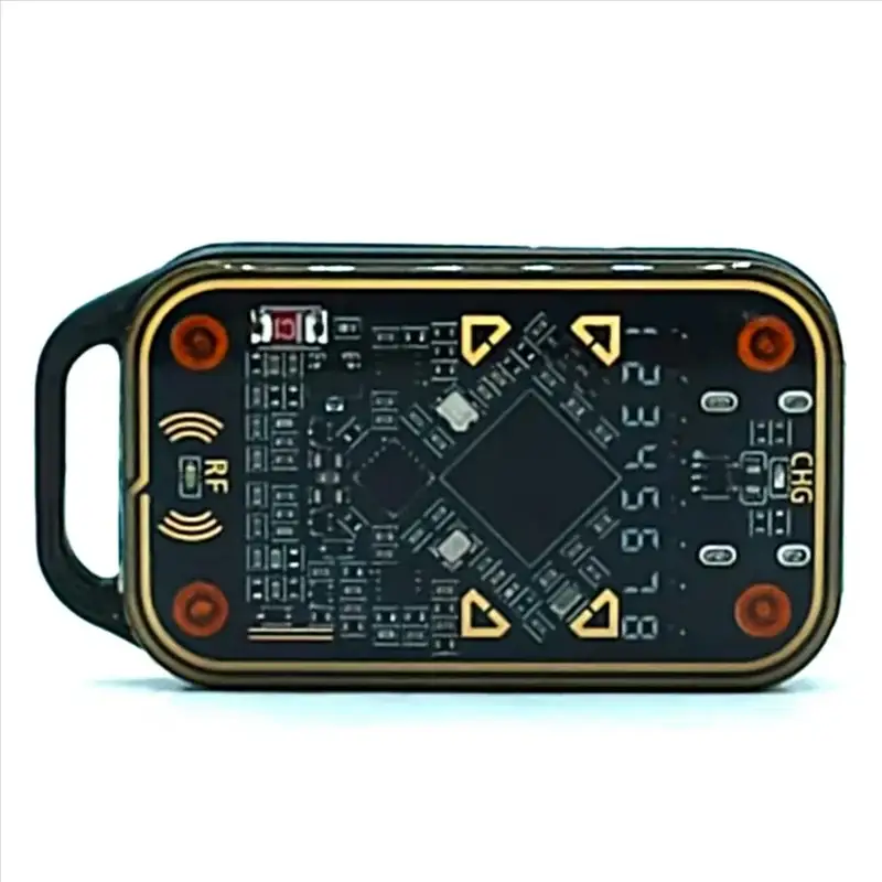 RFID smart chip reader/writer module, black PCB with gold bezel