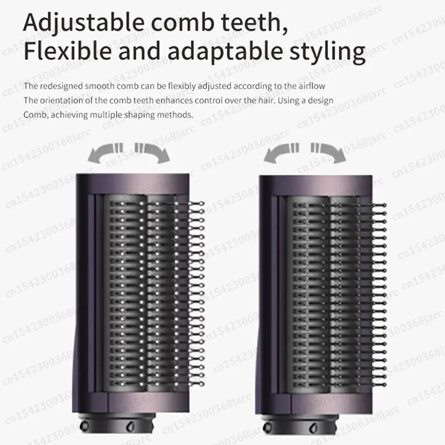 SenCiciMen X9 multi hair styler with adjustable comb teeth, purple, 2-pack