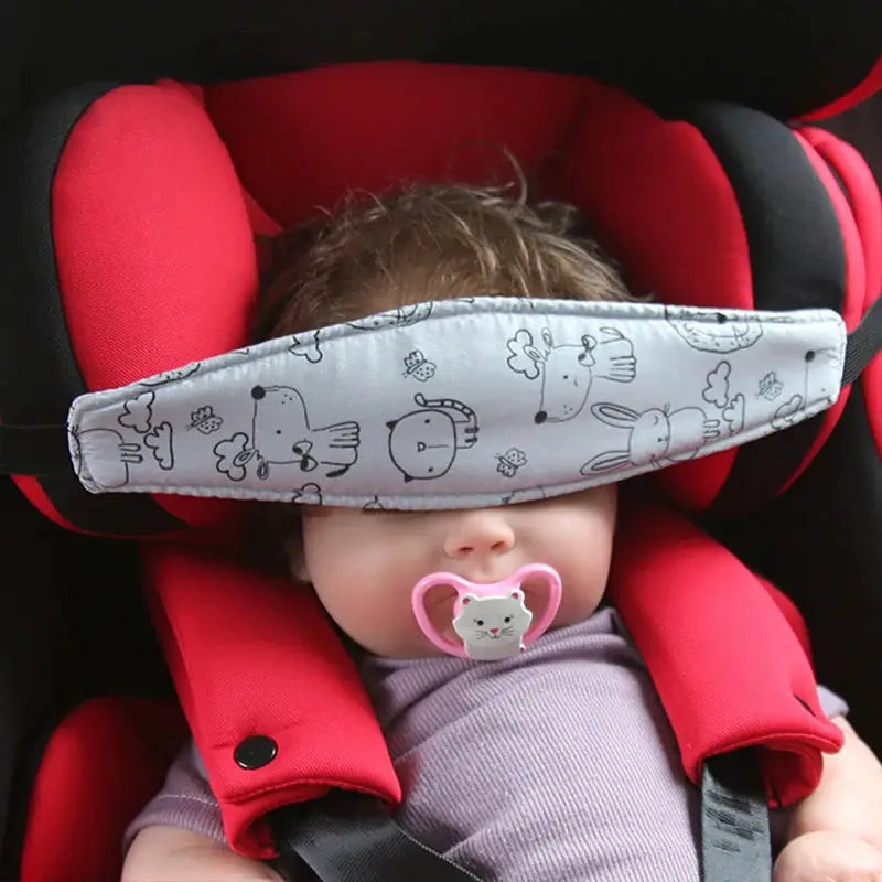 Baby Car Seat Head Support and Sleep Positioner for Strollers and Car Seats Adjustable Safety Pillow for Infants
