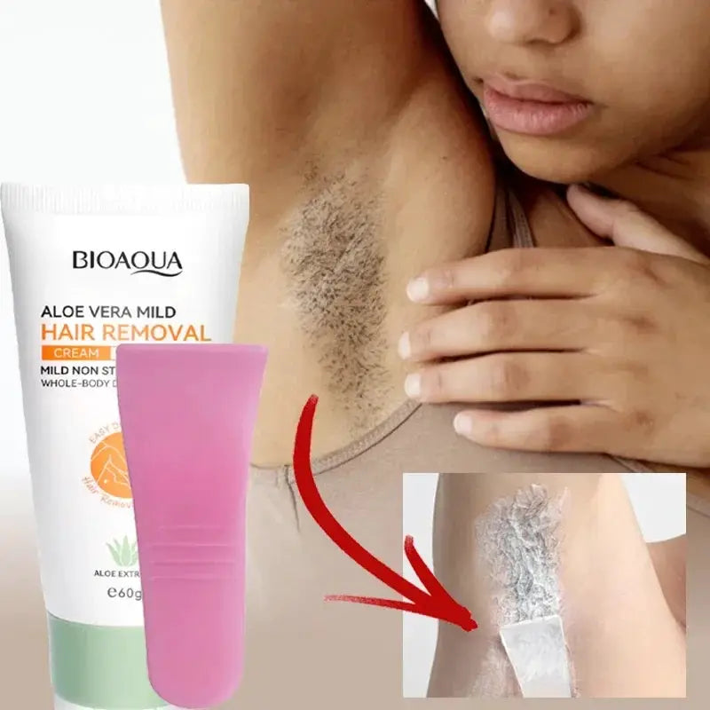 Painless Hair Removal Cream For Intimate Areas And Body Care With Growth Inhibitor For Women And Men