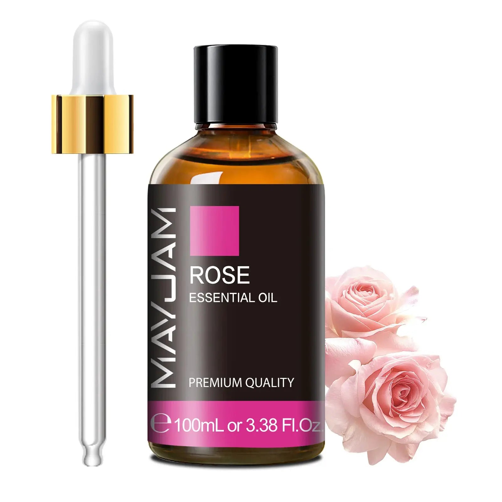 MAYJAM 100ml Pure Plant Essential Oil Mint Bergamot Patchouli Citronella Lemongrass Chamomile Cedarwood For Reed Diffuser