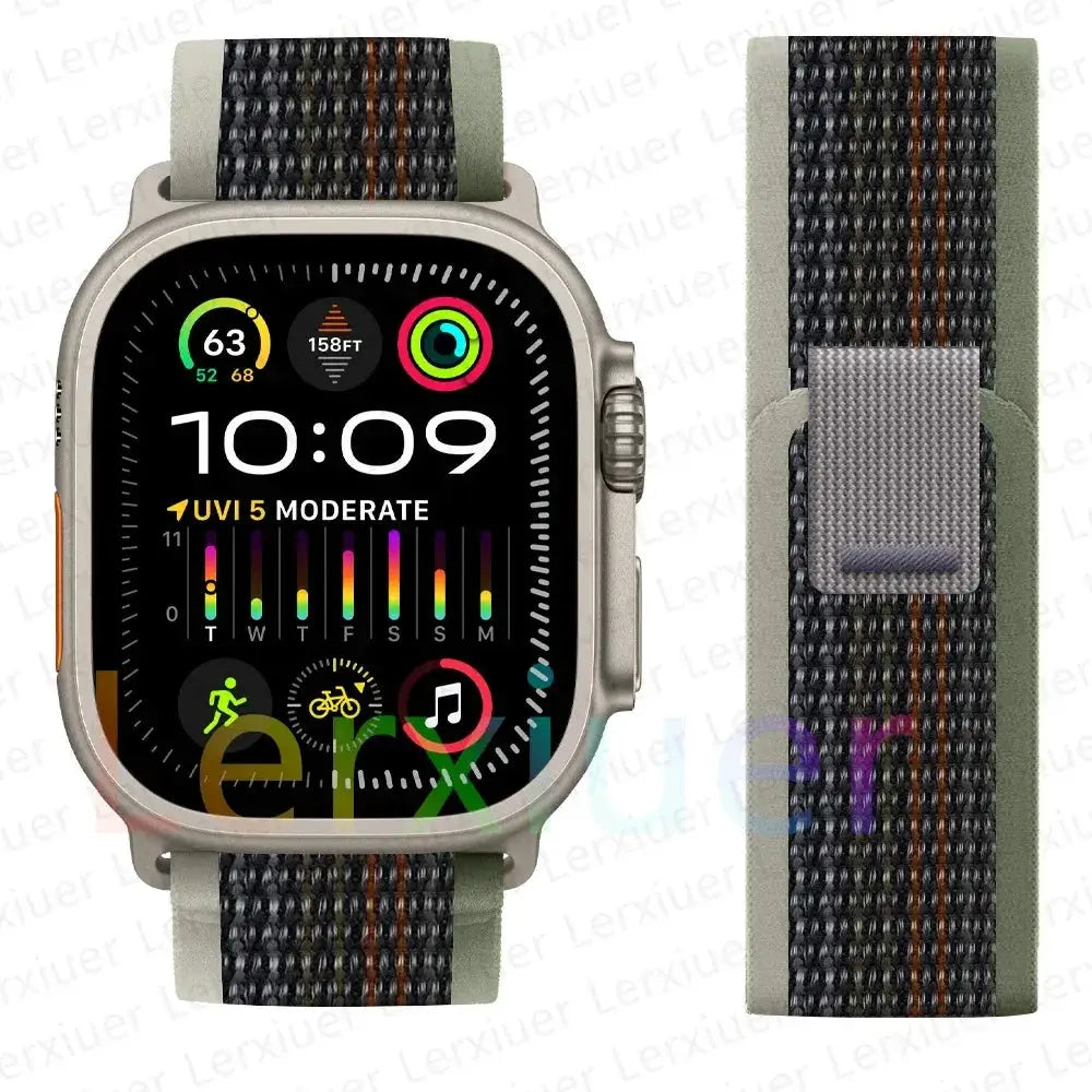trail loop For apple watch ultra 3 2 Band 49mm 44mm 40mm 45mm 41mm 42mm correa bracelet iWatch series 7 se 8 9 10 11 46mm straps