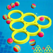 Fun Splash Christmas Party Sports Floating Shower Game Toy With Durable EVA Material Random Color Ball For Holiday Fun
