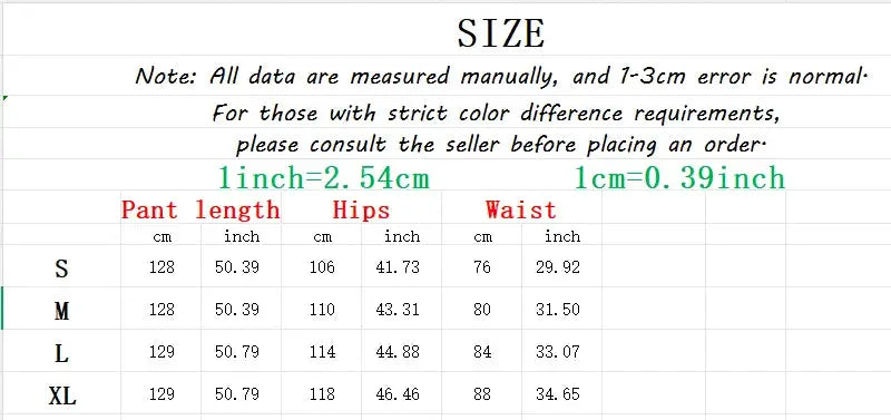 Simples Market denim floral sleeveless jumpsuit size chart with S-XL measurements (pant length, hips, waist)