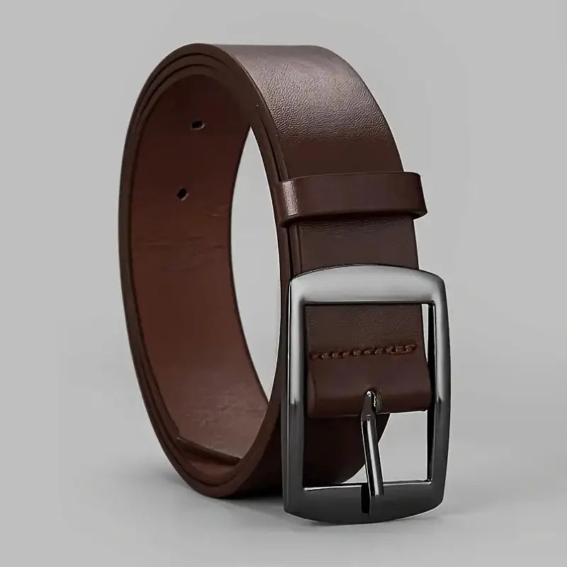 Designer PU Leather Belt Unisex For Men And Women With Metal Pin Buckle Premium High Quality