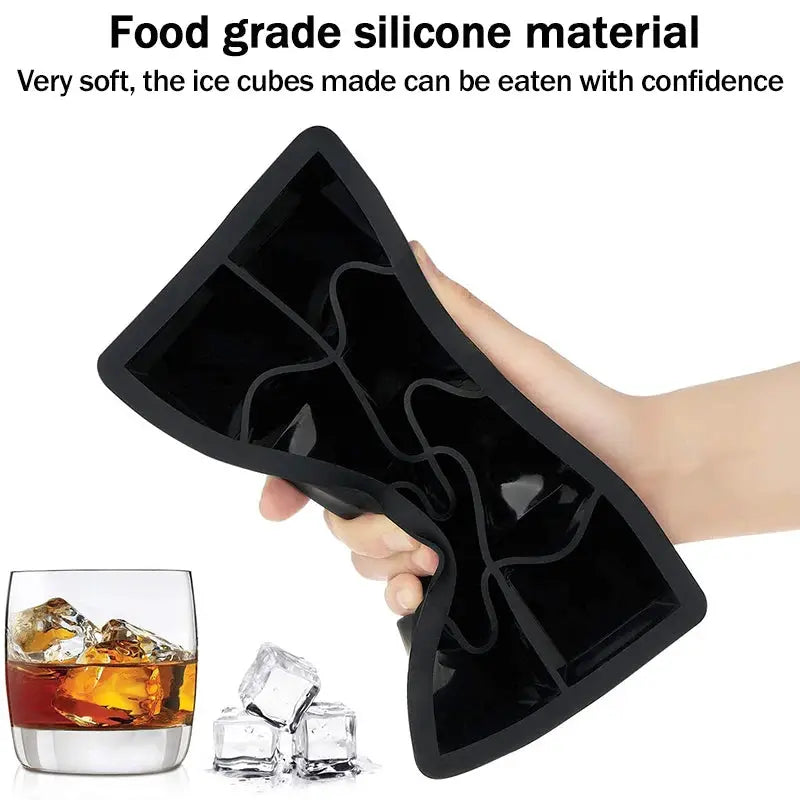 4 6 8 15 Grid Silicone Ice Tray Mold Large Food Grade Ice Cube Tray Square DIY Ice Maker