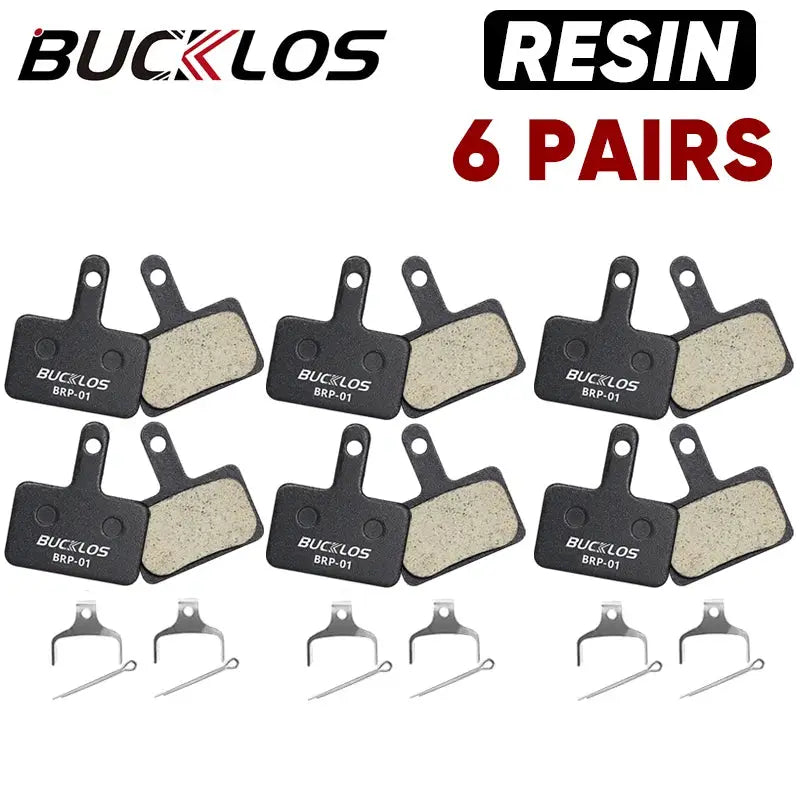 BUCKLOS Resin Disc Brake Pads For Shimano B01S B03S B05S Hydraulic MTB Wear Resistant