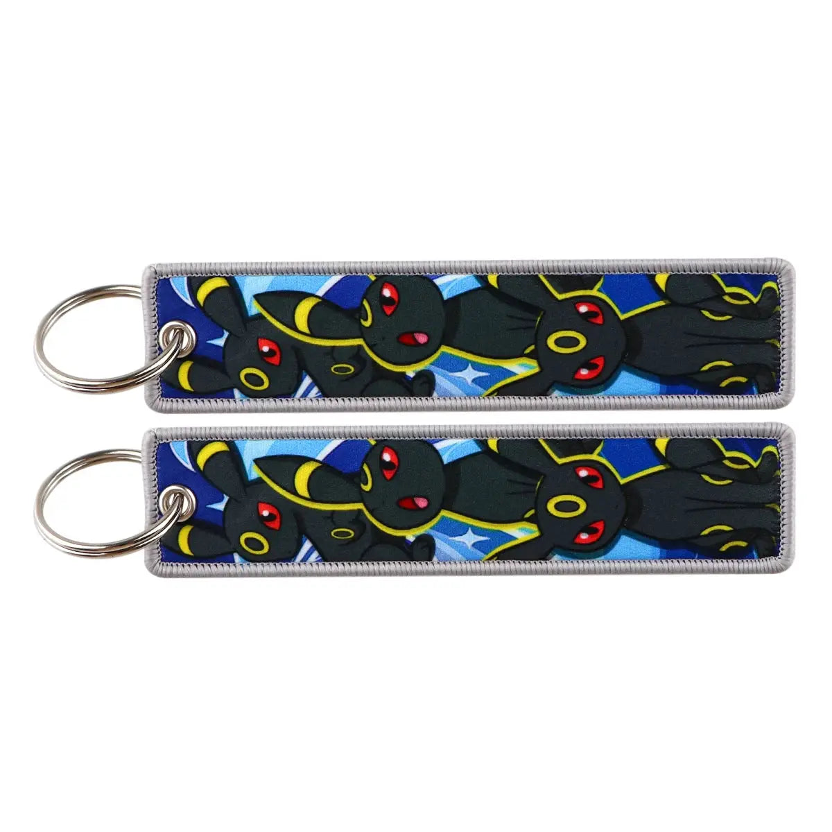 Gengar and Mewtwo Anime Keychain Zinc Alloy Double Sided Key Tag for Keys Car Motorcycle Gift for Men Women