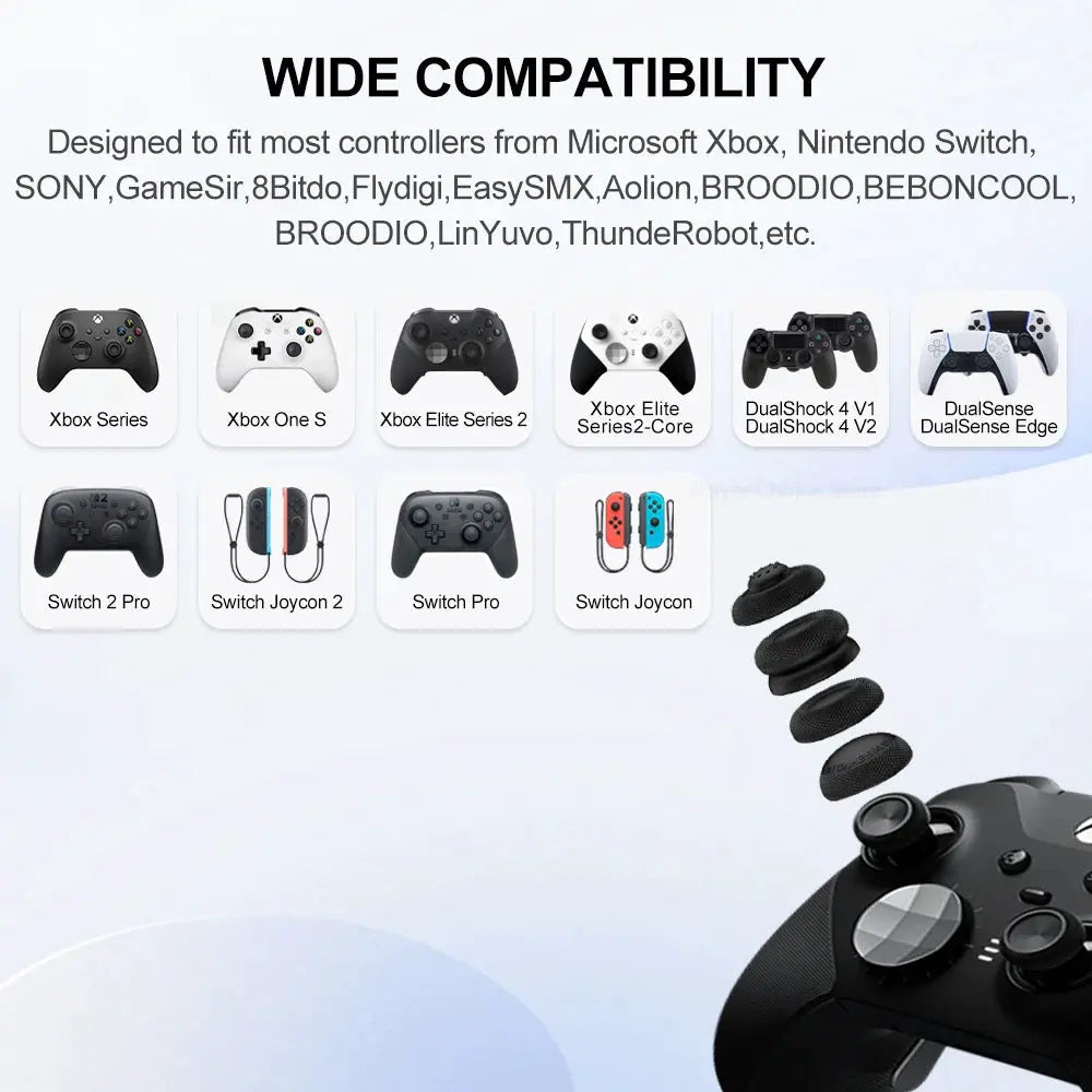 GameSir Colorful Silicone Thumb Grip Caps For G7 Pro Cyclone 2 Kaleid Flux G7 SE G8 Plus Nova 2 Lite Gamepads