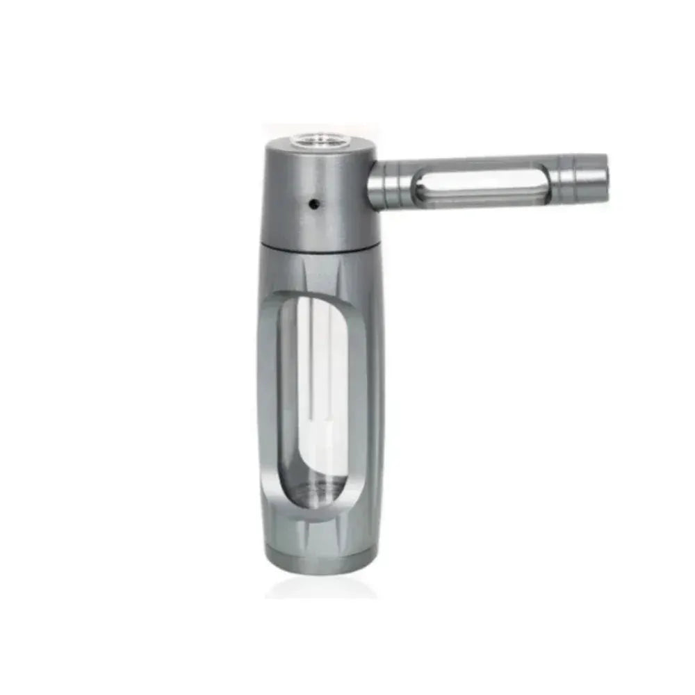 ZenSmoke Handheld Portable Smoking Pipe Hookah Set With Dry Burning Glass Tobacco Bowl And Cigarette Filters