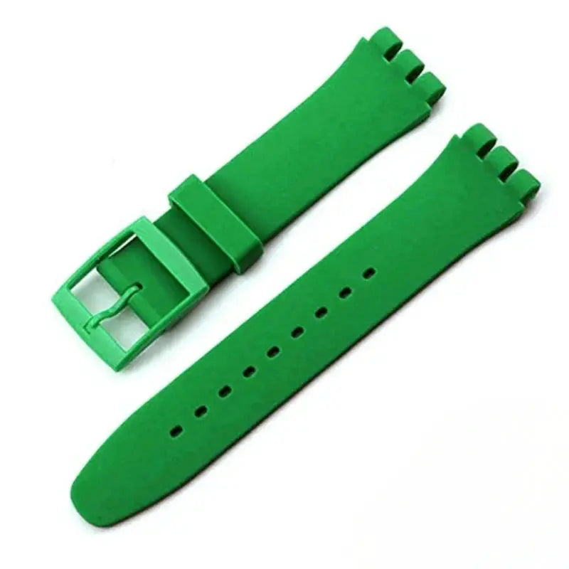 Swatch Compatible Silicone Watch Band 16mm 17mm 19mm 20mm Waterproof Colorful Rubber Strap For Men And Women