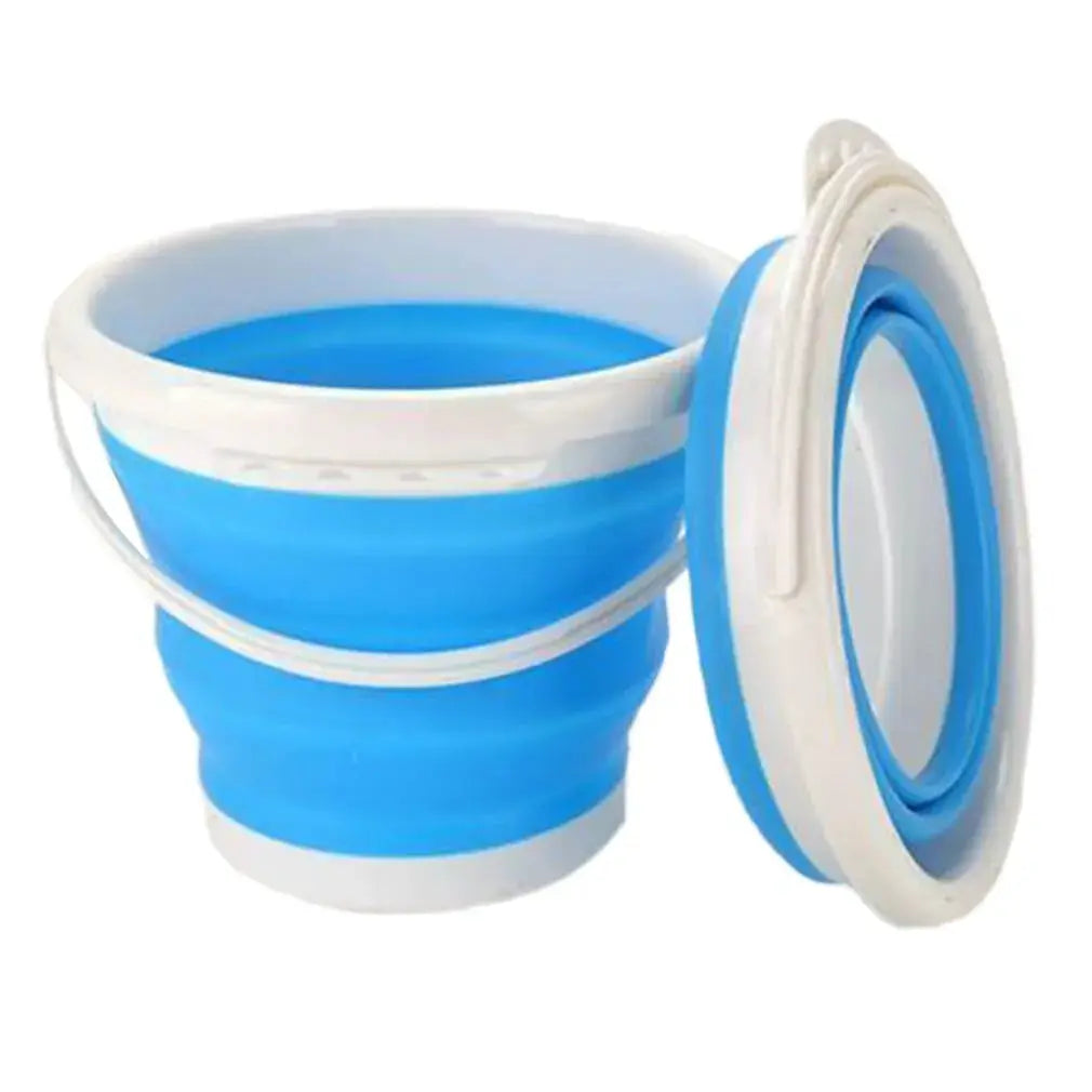 3L Plastic Collapsible Bucket Portable Folding Water Bucket For Car Washing Fishing Camping And Travel